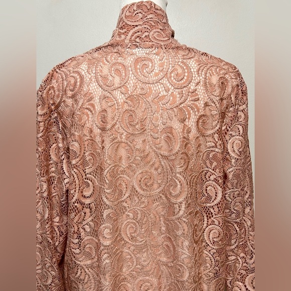 Shannon Ford New York Lace Open Front Kimono Cardigan - Picture 6 of 11